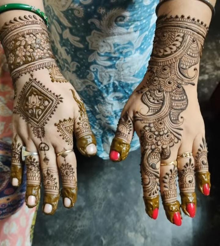 Mehndi Special Occasion - Beauty Artist work by Radhika Mehndi Art in Rajmahal